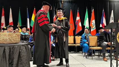 Con 14 años, Mike Wimmer ya se graduó de la universidad y lidera dos empresas
