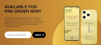 El Trump T1 será un smartphone fabricado en Estados Unidos y el primero para el operador móvil virtual de la familia Trump