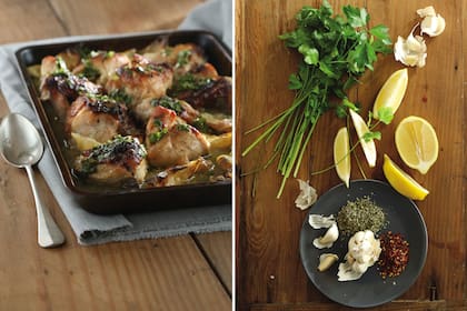 En esta receta, si te quedaste sin limones, podés usar naranjas. También reemplazar el pollo por costillitas de cerdo o carré de cerdo.