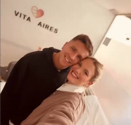 Eva y Gianluca se conocieron hace poco, pero nunca más se separaron (Foto: @evabargiela)