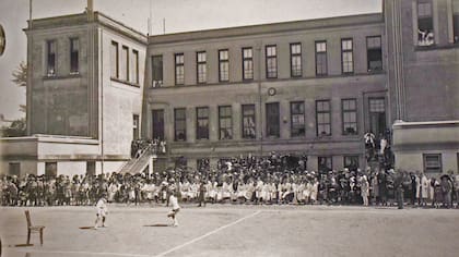 Fiesta de la primavera en 1921.