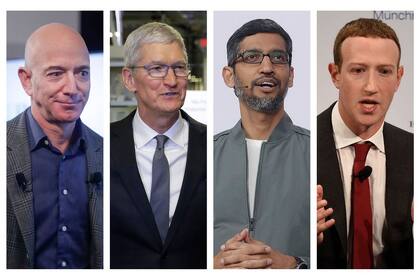 Jeff Bezos, de Amazon; Tim Cook, de Apple; Mark Zuckerberg, de Meta y Sundar Pichai, de Google, hicieron donaciones para la asunción de Donald Trump como presidente de EE.UU.