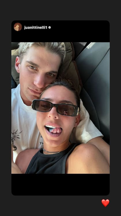 La foto con la que Juanita Tinelli y Camilo "Jeta" Castagnola desmintieron su separación
