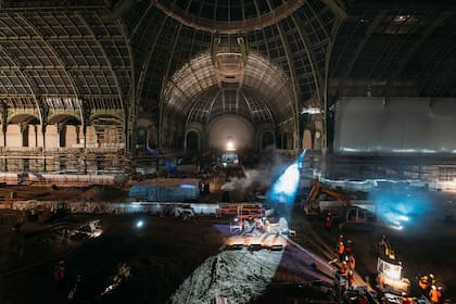 Le Grand Palais en plena restauración.