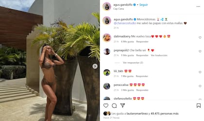 "Merecidísimas", indicó Gandolfo acerca de sus vacaciones en República Dominicana