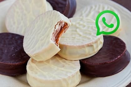 Otra imagen para el "modo alfajor" para WhatsApp