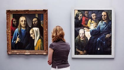 Tras engañar al mundo del arte, el falsificador de las obras de Johannes Vermeer consiguió su propia exposición titulada "Los Vermeers falsos de Van Meegeren"