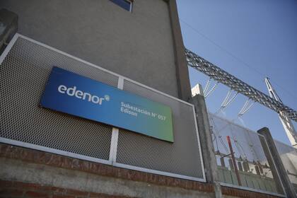 Una subestación de Edenor, en Martínez